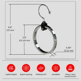 3-Pack Multipurpose Closet Hanger Organizer ROLLY HANGER Great Space Saver Ideal for Tidying Up Any Closet Perfect for Belts, Sport Hats, Ties, Scarves, Purses & More